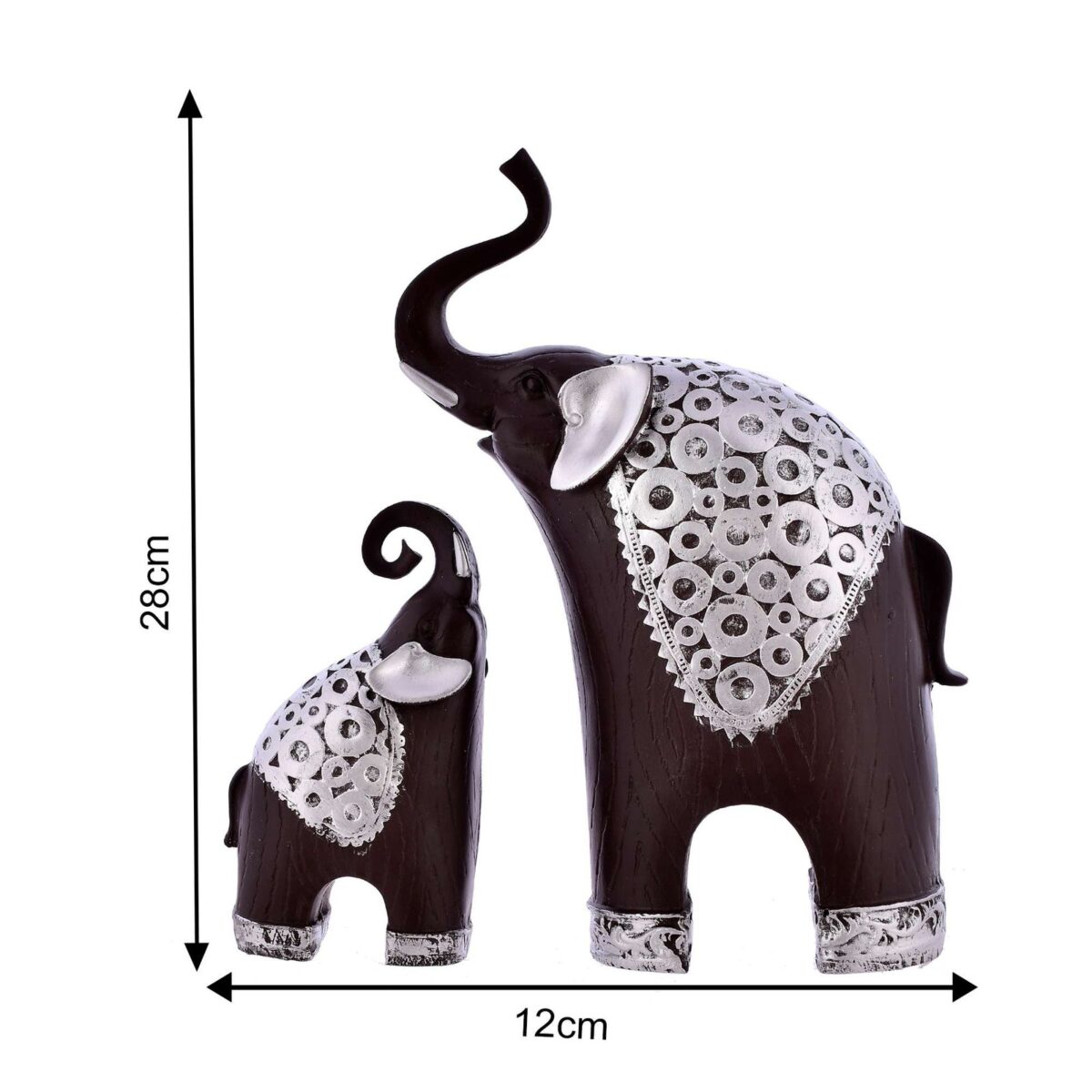 Elephant Pair  Statue - Image 4