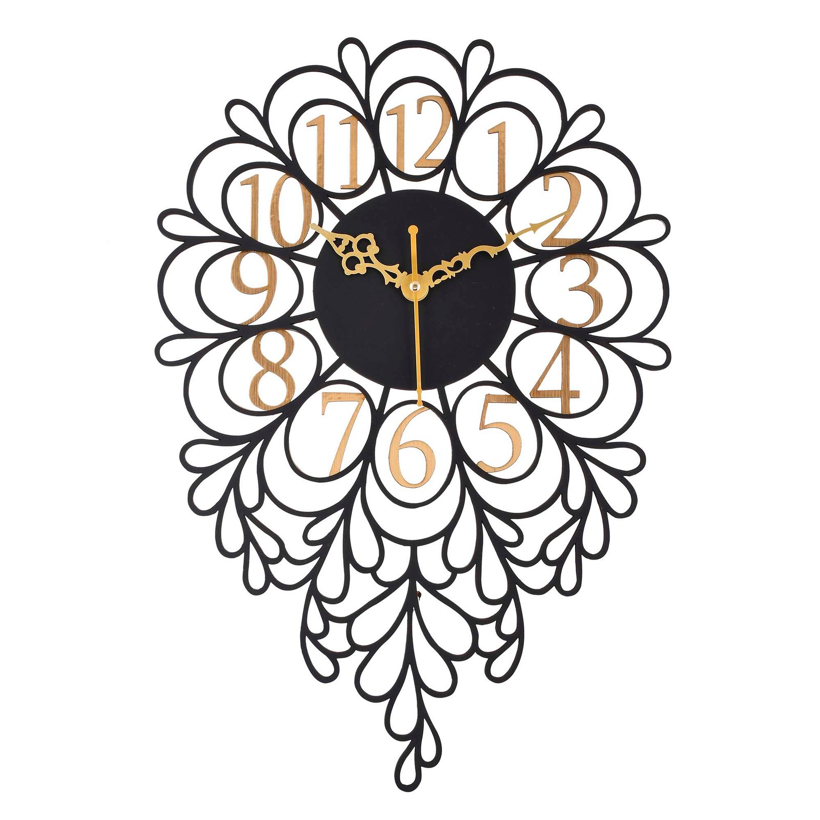 Wooden Silent Non-Ticking Wall Clock for Home Stylish Latest Designer Wall Clock for Home Living Room Bedroom Office Hall - Image 3